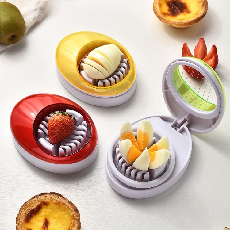 3-in-1 Kitchen Egg Slicer for Strawberry, Mushroom, Bananas , and Other Soft Fruit - Reluova