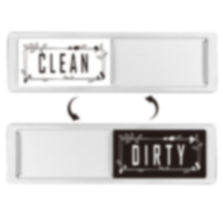 Dishwasher Magnet Clean Dirty Sign Double-Sided Refrigerator Magnet Reluova