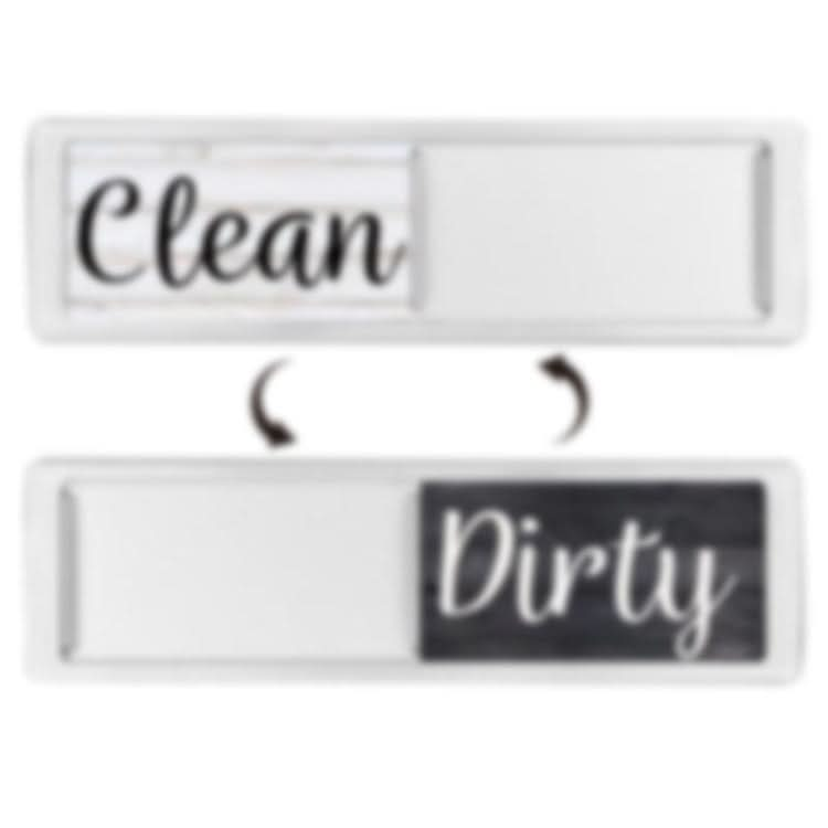 Dishwasher Magnet Clean Dirty Sign Double-Sided Refrigerator Magnet Reluova