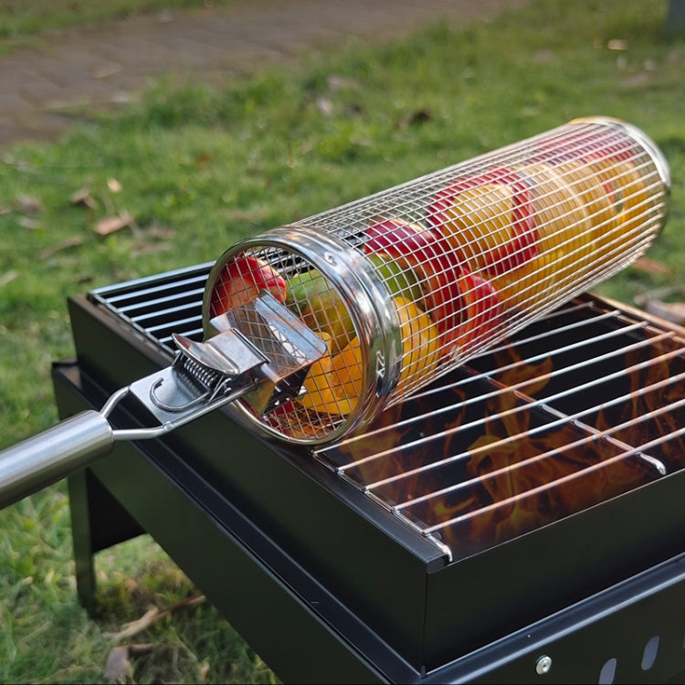 Upgrade With Handle BBQ Cage Stainless Steel  Barbecue Basket Reluova