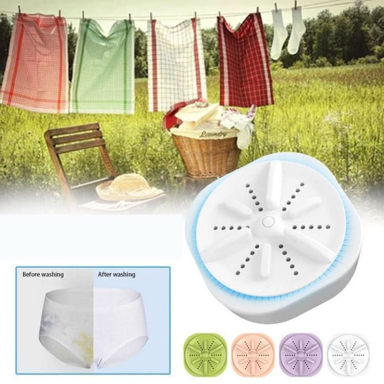 Portable Mini Turbo Switch Three-Speed Timing Washing Machine Reluova