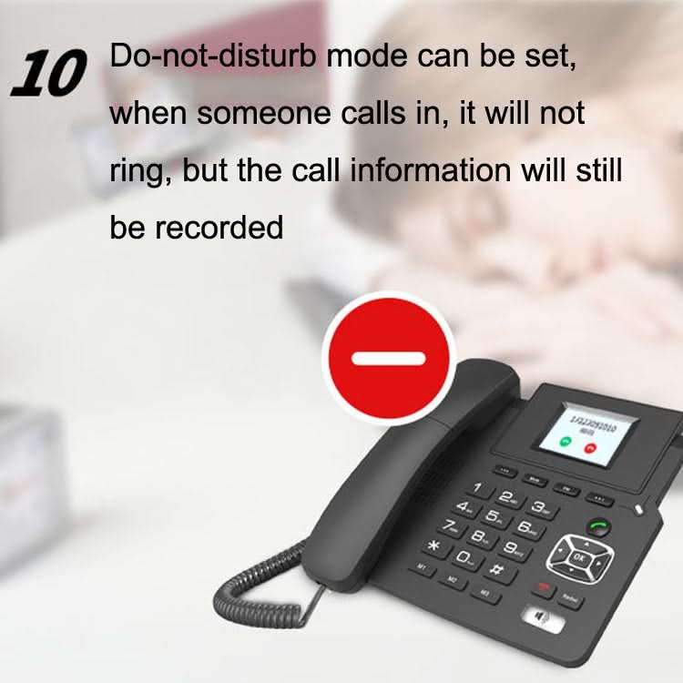 P03 4G+VOIP Dual Mode Wireless Fixed Line SIP Network Phone IP Enterprise Office Phone Wireless Landline