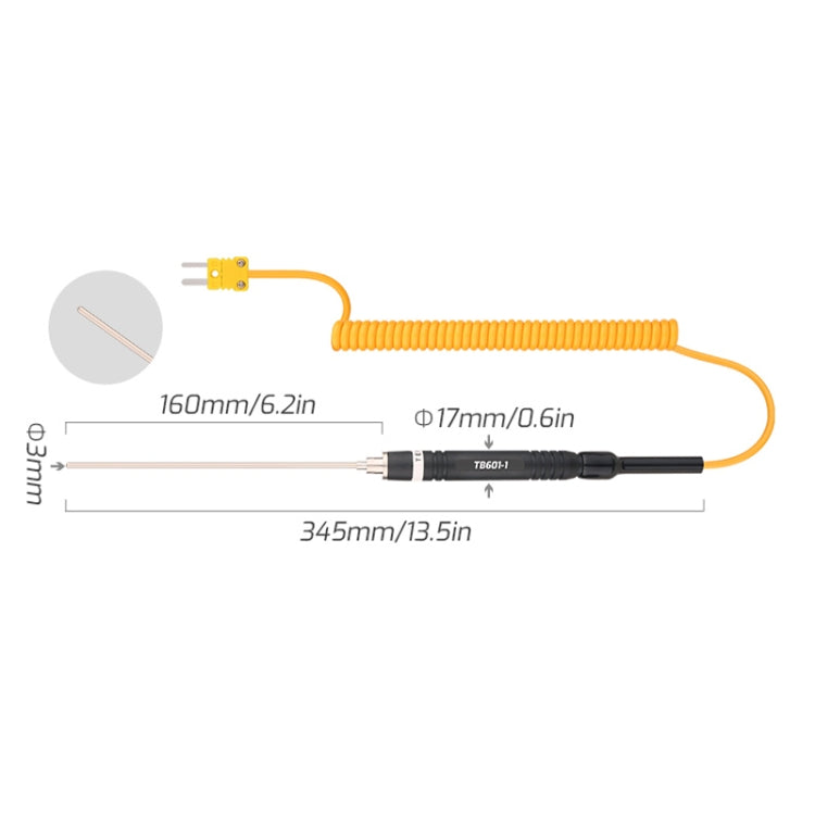 K-Type Probe Use With Thermometer Reluova