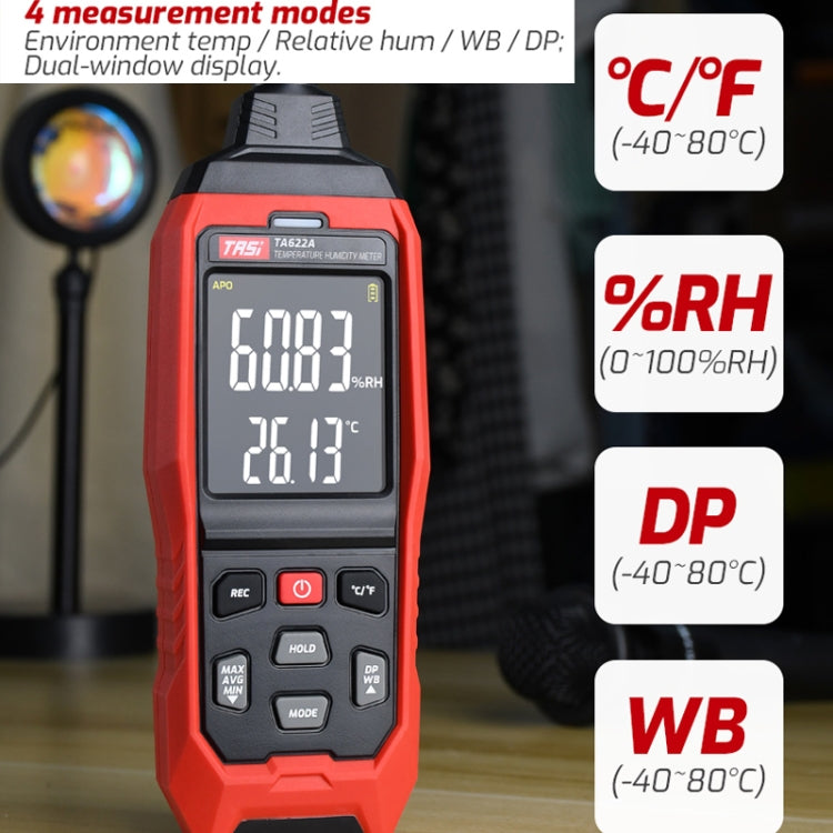 Temperature Humidity Meter Digital Dew Point Thermometer Reluova