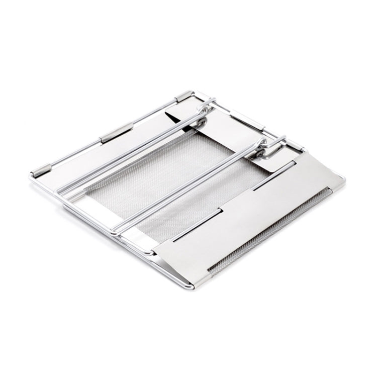 304 Stainless Steel Toaster Grill Toast Rack Foldable Sausage Rack Mini Stove Reluova