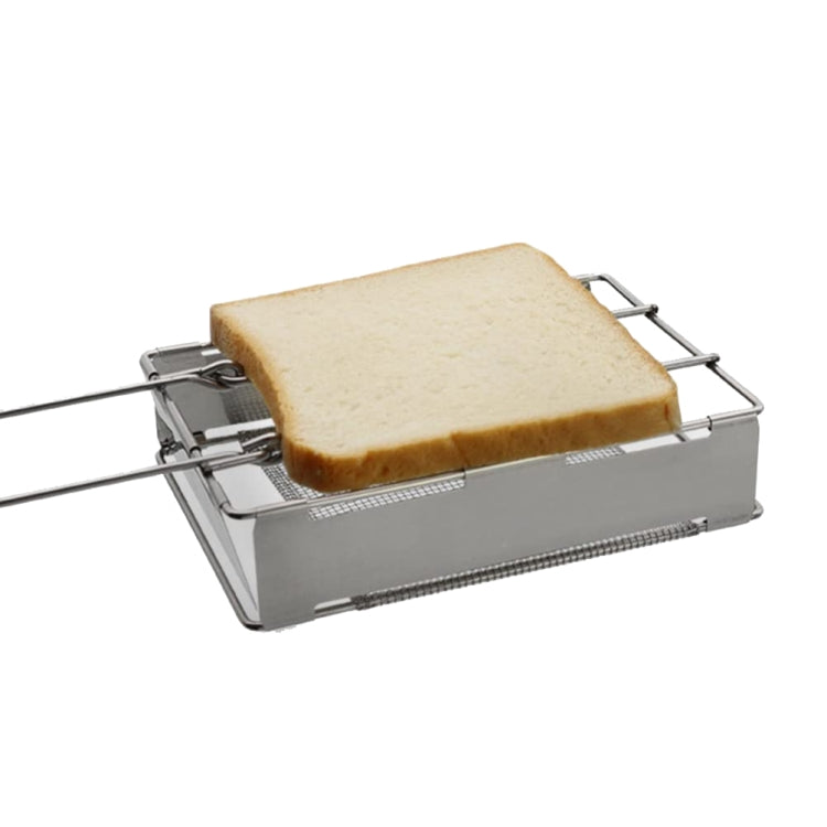 304 Stainless Steel Toaster Grill Toast Rack Foldable Sausage Rack Mini Stove Reluova