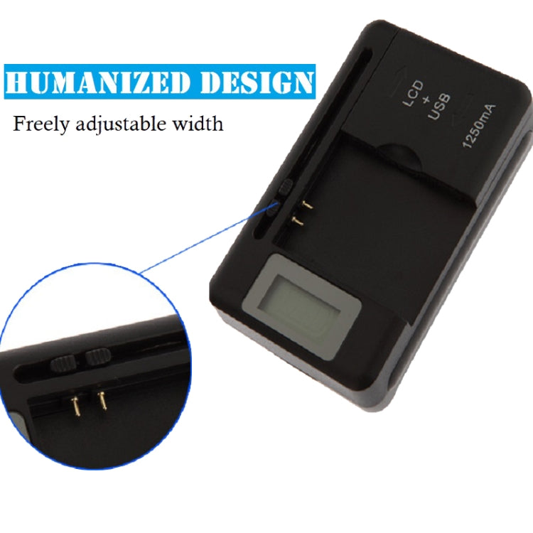 SS-5 Universal Cell Phone Battery Charger With USB Output & LCD Display, US Plug My Store