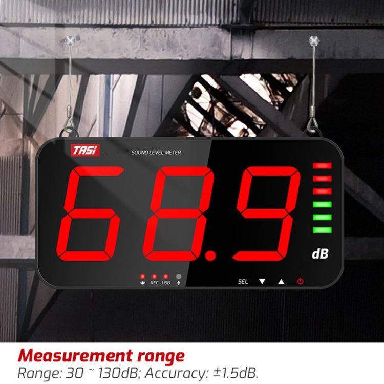 Large Screen Wall-Mounted Noise Meter Decibel Detector