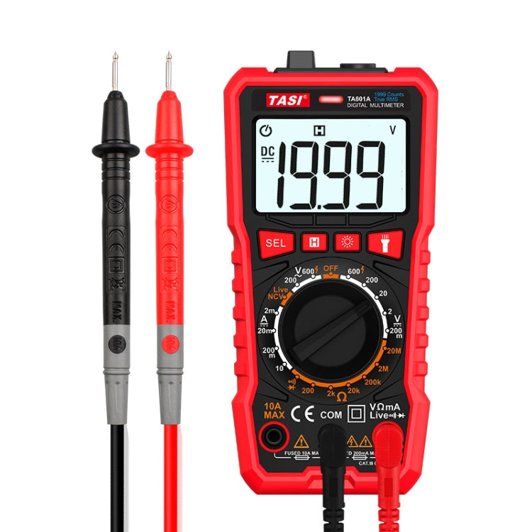 TASI TA801A Digitalmultimeter Vollautomatisches multifunktionales digitales Strommessgerät