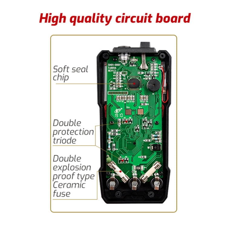 TASI TA801A Digitalmultimeter Vollautomatisches multifunktionales digitales Strommessgerät