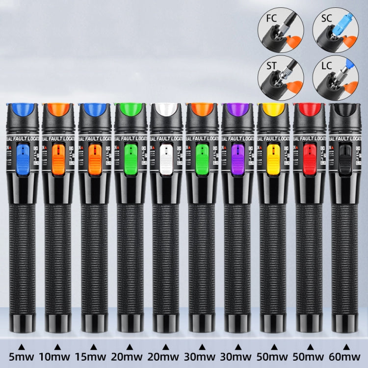 1-60 km Optical Fiber Red Light Pen 5/10/15/20/30/50/60MW Red Light Source Light Pen