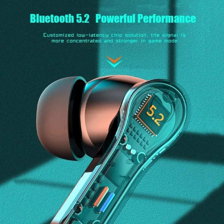 N35 TWS Colorful Light In-Ear Low Latency Wireless Bluetooth Game Earphones