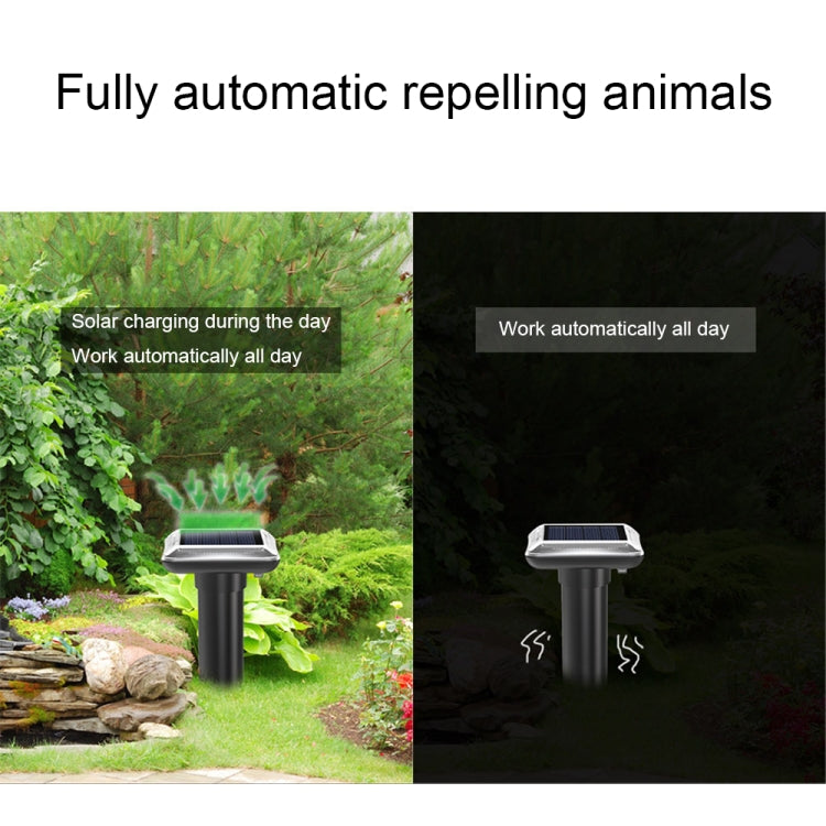 SJZ038 Outdoor Waterproof Solar Ultrasonic Rat Repeller Ultrasonic Animal Repeller My Store