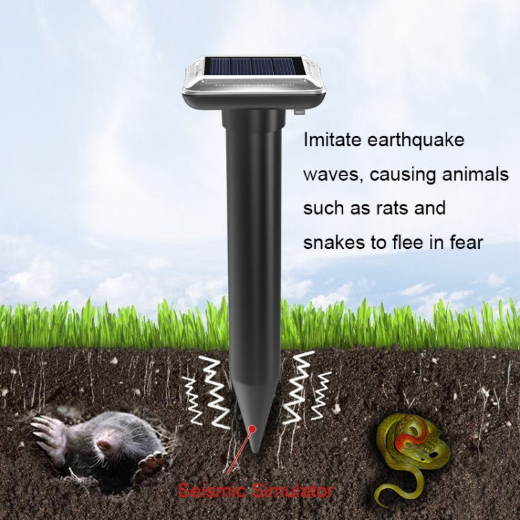 SJZ038 Outdoor Waterproof Solar Ultrasonic Rat Repeller Ultrasonic Animal Repeller My Store