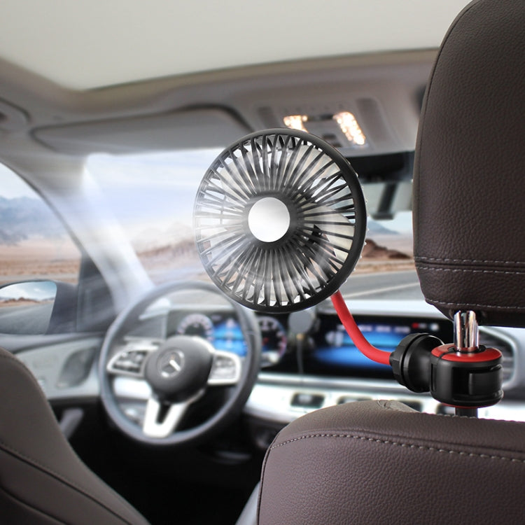 F508 Car Rear Seat USB Air Speed Adjustable Hose Fan