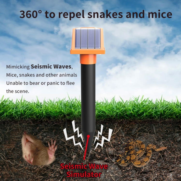 SJZ057 Outdoor IP66 Waterproof Solar Ultrasonic Rat Repeller Orchard Ultrasonic Animal Repeller My Store