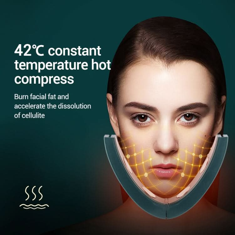 Microcurrent EMS Face Thinning Instrument Red Blue Light Skin Rejuvenation Beauty Instrument Reluova