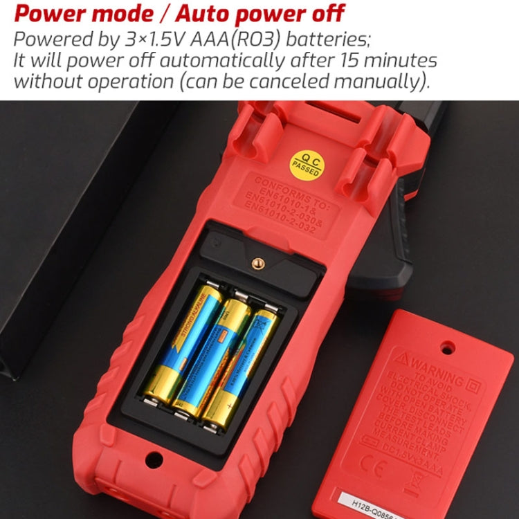 Clamp Meter High Accuracy AC DC Voltage Ammeter Reluova