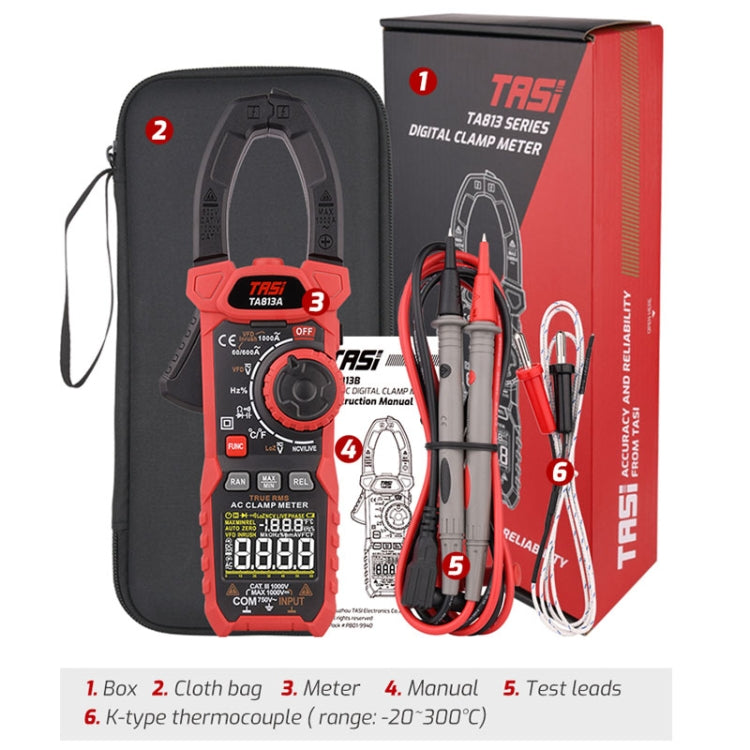 Clamp Meter High Accuracy AC DC Voltage Ammeter Reluova