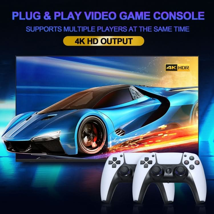 U10 Video Game Console 64G 10000+ Games Retro Handheld 4K TV Game Stick Wireless Controller Reluova