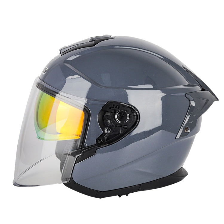 SOMAN Motorcycle Electric Bicycle Dual Lens Riding Helmet, Series 1