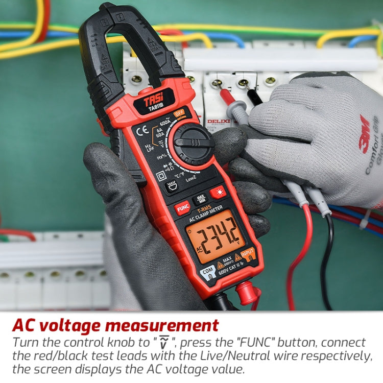 Clamp Meter High Accuracy AC DC Voltage Ammeter Reluova