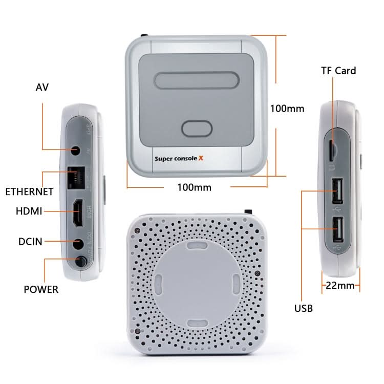 Wired 4K HD 3D Double Game Console Box, UK Plug Reluova