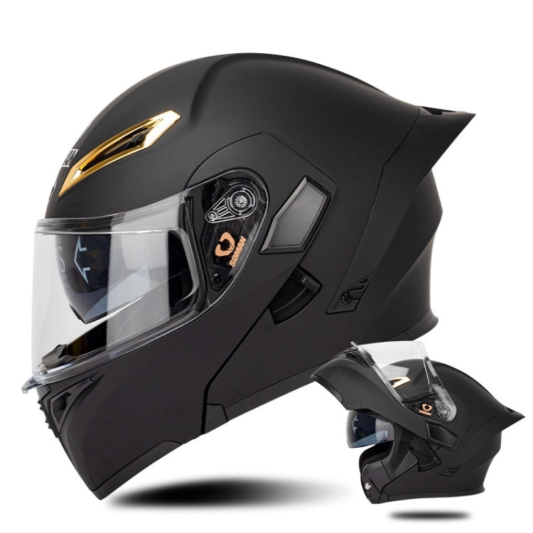 SOMAN Motorcycle Dual Lens Riding Peel-Off Full Coverage Helmet, Series 3