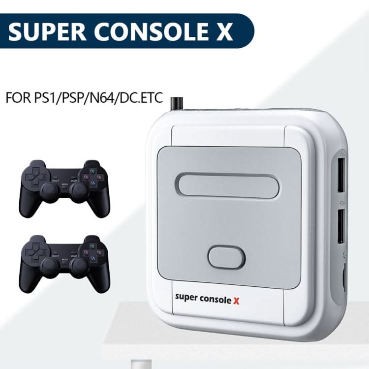 Wireless 4K HD 3D Double Game Console Box, EU Plug Reluova