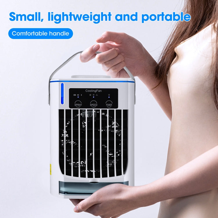 CF008 Mini Household Humidification Spray Air Cooler USB Plug-in Portable Air Conditioner Fan