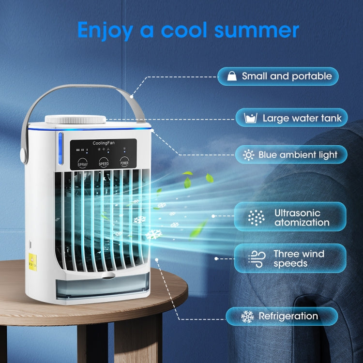 CF008 Mini Household Humidification Spray Air Cooler USB Plug-in Portable Air Conditioner Fan Reluova