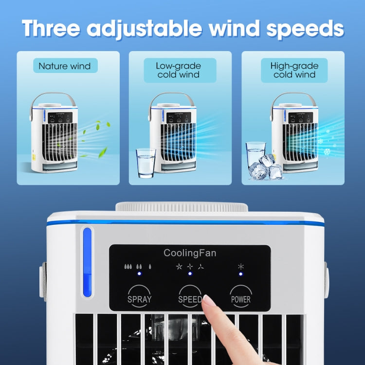 CF008 Mini Household Humidification Spray Air Cooler USB Plug-in Portable Air Conditioner Fan