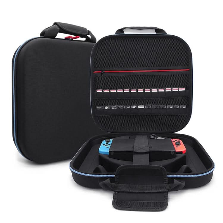 For Nintendo Switch Double Fitness Ring Storage Bag EVA Portable Hard Shell Host Package Accessories Reluova