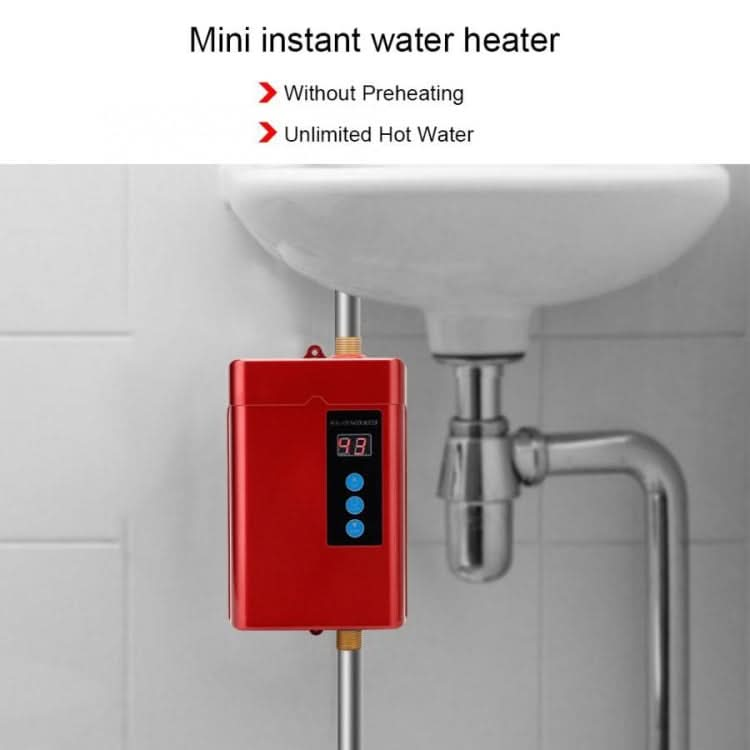 Electric Water Heater With Remote Control Adjustable Temperate Reluova