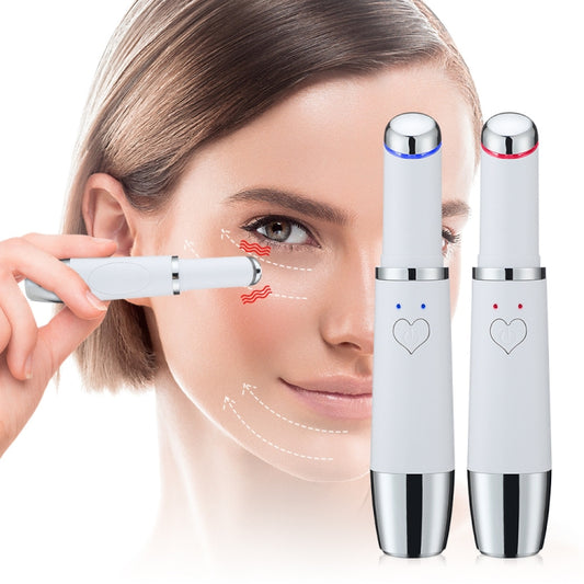 12335 Eye Vibration Heating Massage Pen Removing Eye Wrinkle and Importing Massager Beauty Instruments