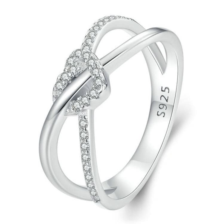 S925 Sterling Silver Plated Gold Heart-Shaped Wrap Double-Layer Rings Reluova