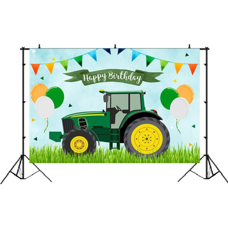 Tractor Theme Birthday Backdrop Boy Farm Happy Birthday Background Party Decorations