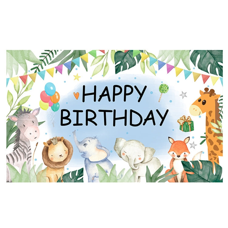 Animal Birthday Theme Backdrop Cloth Party Decoration My Store