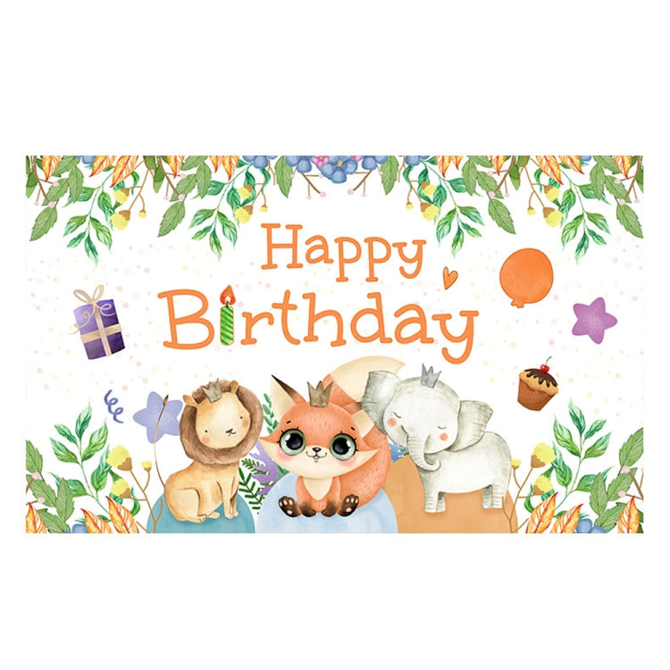 Animal Birthday Theme Backdrop Cloth Party Decoration My Store