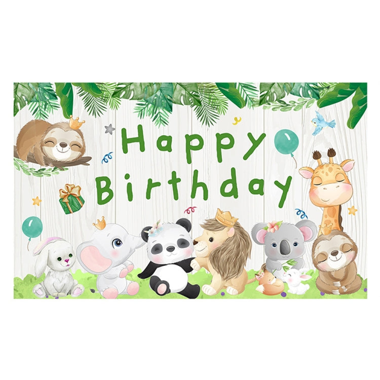 Animal Birthday Theme Backdrop Cloth Party Decoration My Store