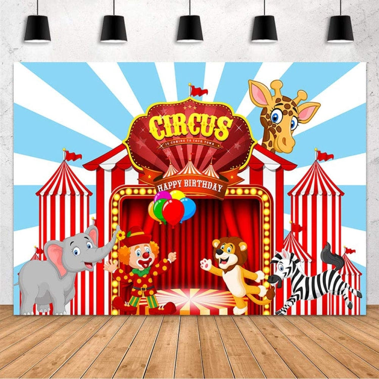 Circus Backdrop Carnival  Party Decorations Banner For Birthday