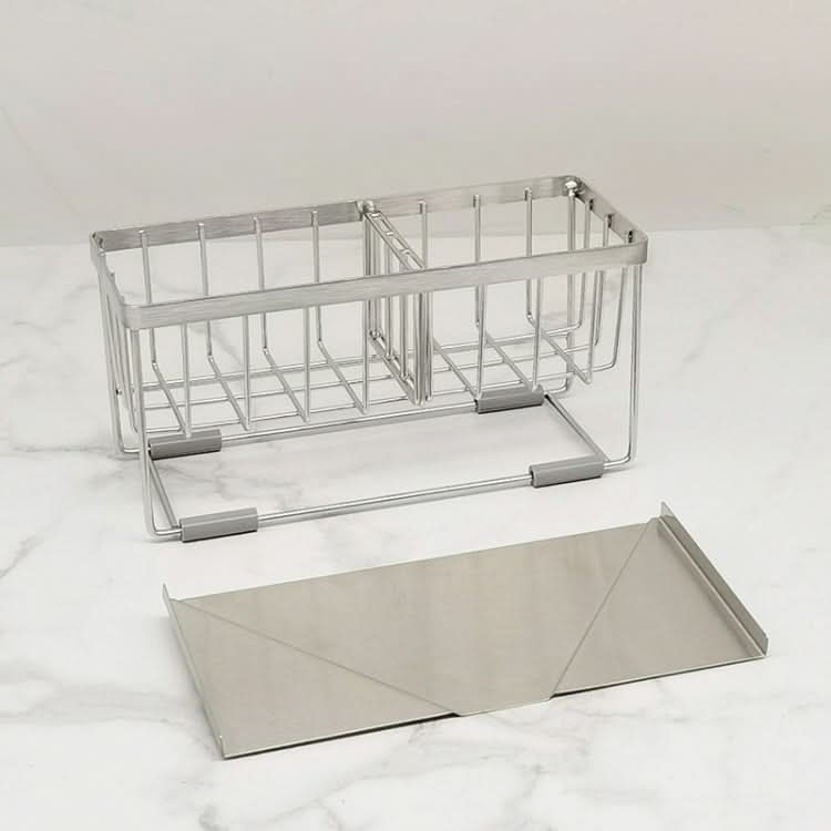 Stainless Steel Sponge Drainer Rack Multifunctional Storage Shelf - Reluova