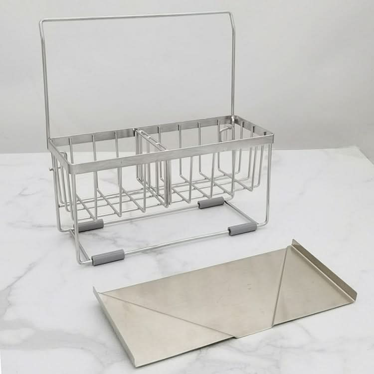 Stainless Steel Sponge Drainer Rack Multifunctional Storage Shelf - Reluova