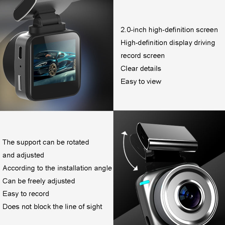 Anytek Q2M 2K Hidden HD Night Vision Dual Lens Driving Recorder ÎҵÄÉ̵ê