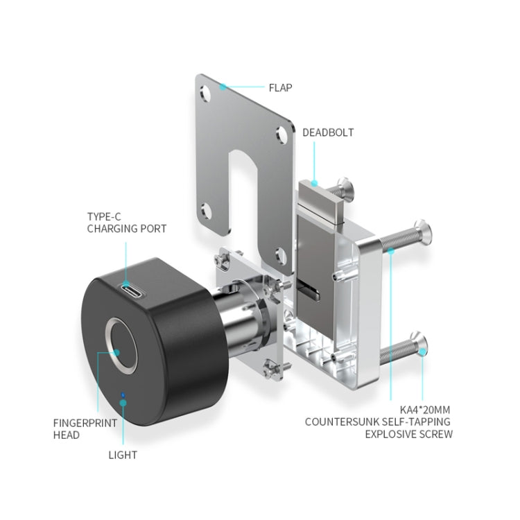 Intelligent Fingerprint Drawer Lock My Store