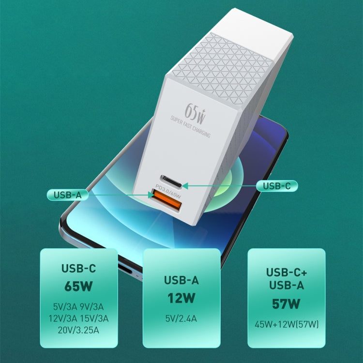 LDNIO A2620C 65W Universal Phone Tablet Charger Type-C/USB-C Port Fast Charger My Store