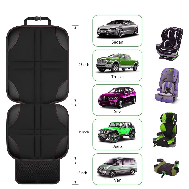 2pcs Child Car Seat Protector Non-Slip Base Material + Waterproof 600D Fabric ÎҵÄÉ̵ê