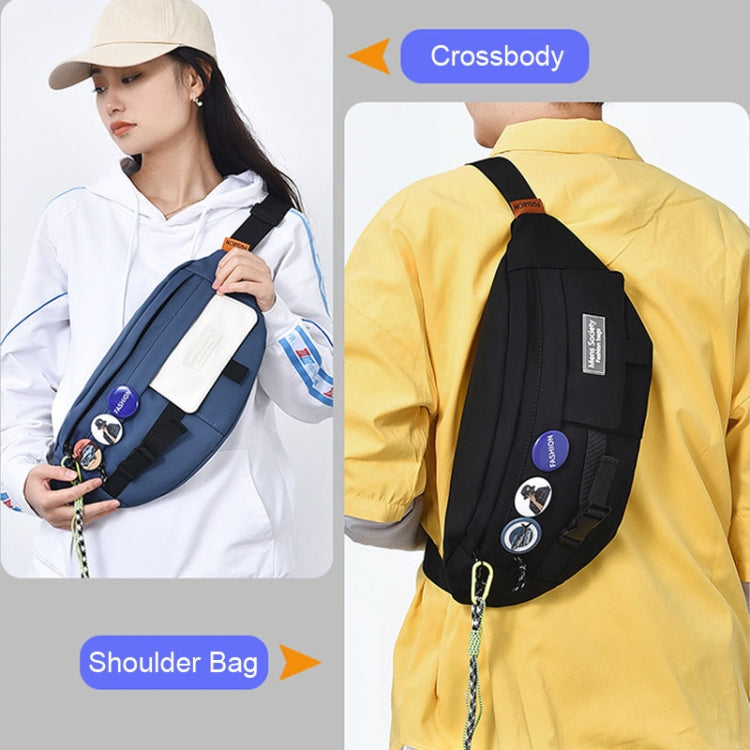 Multifunctional Chest Bag Shoulder Messenger Bag Reluova