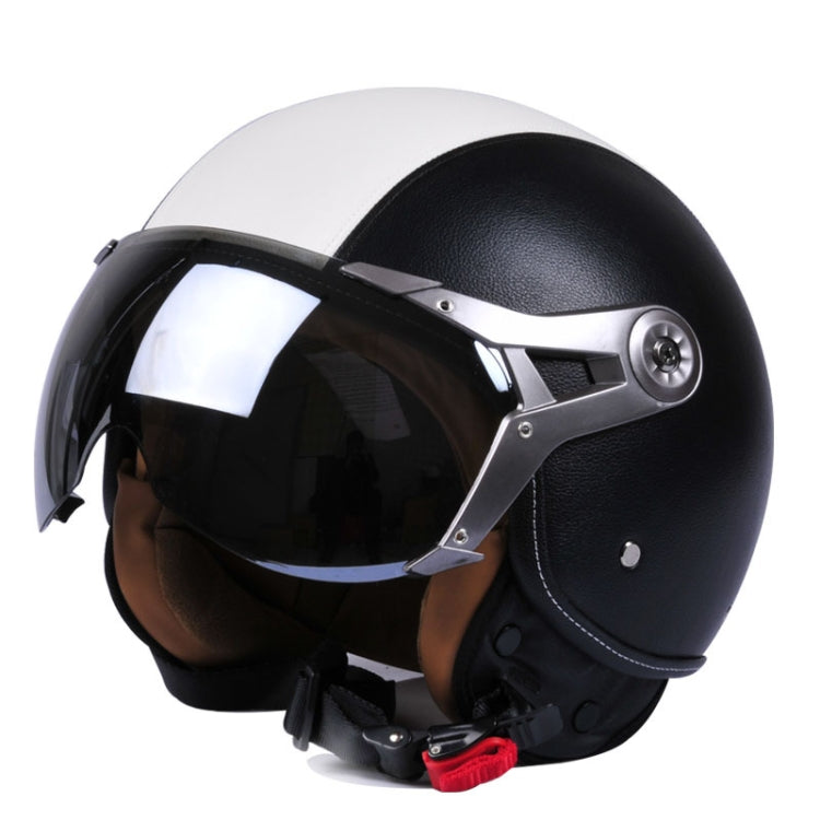 GXT Electric Vehicle Half Cover Four Seasons Retro Helmet