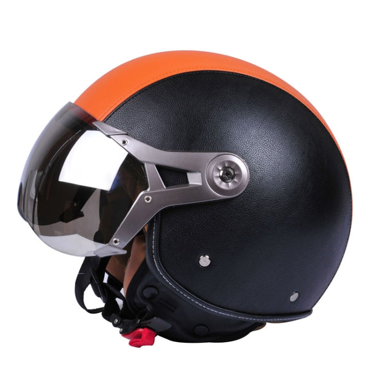 GXT Electric Vehicle Half Cover Four Seasons Retro Helmet